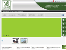 Tablet Screenshot of casagalvan.com